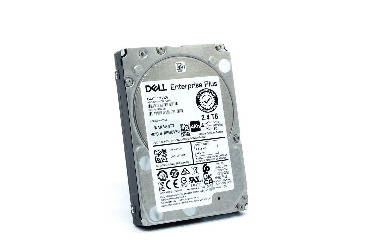Dell CMPL 2.4TB 10K 12G SED SAS 2.5" HDD