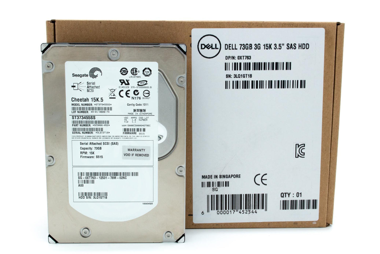 Dell 73GB SAS 15000rpm