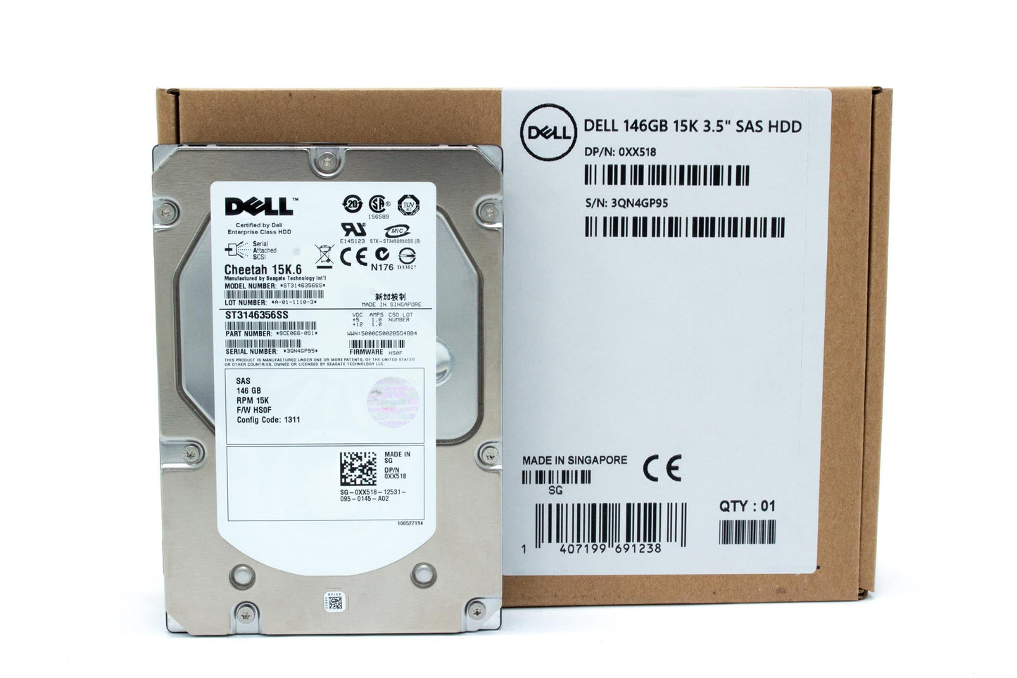 Dell 146GB SAS 15000rpm