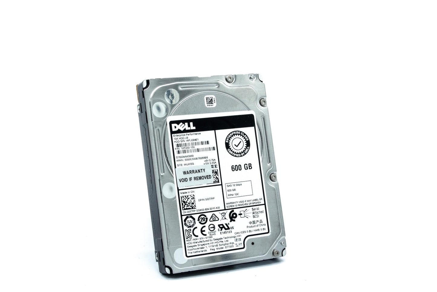 Dell 600GB, 10000 rpm, 2.5", SAS, 12Gbps