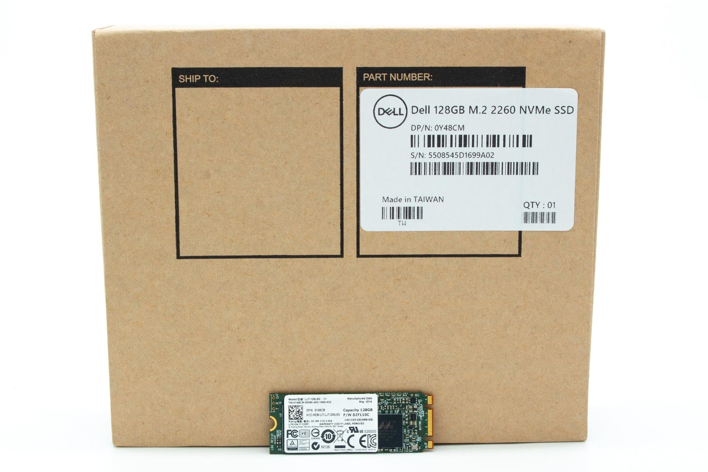 Dell 128GB, PCIe, mSATA