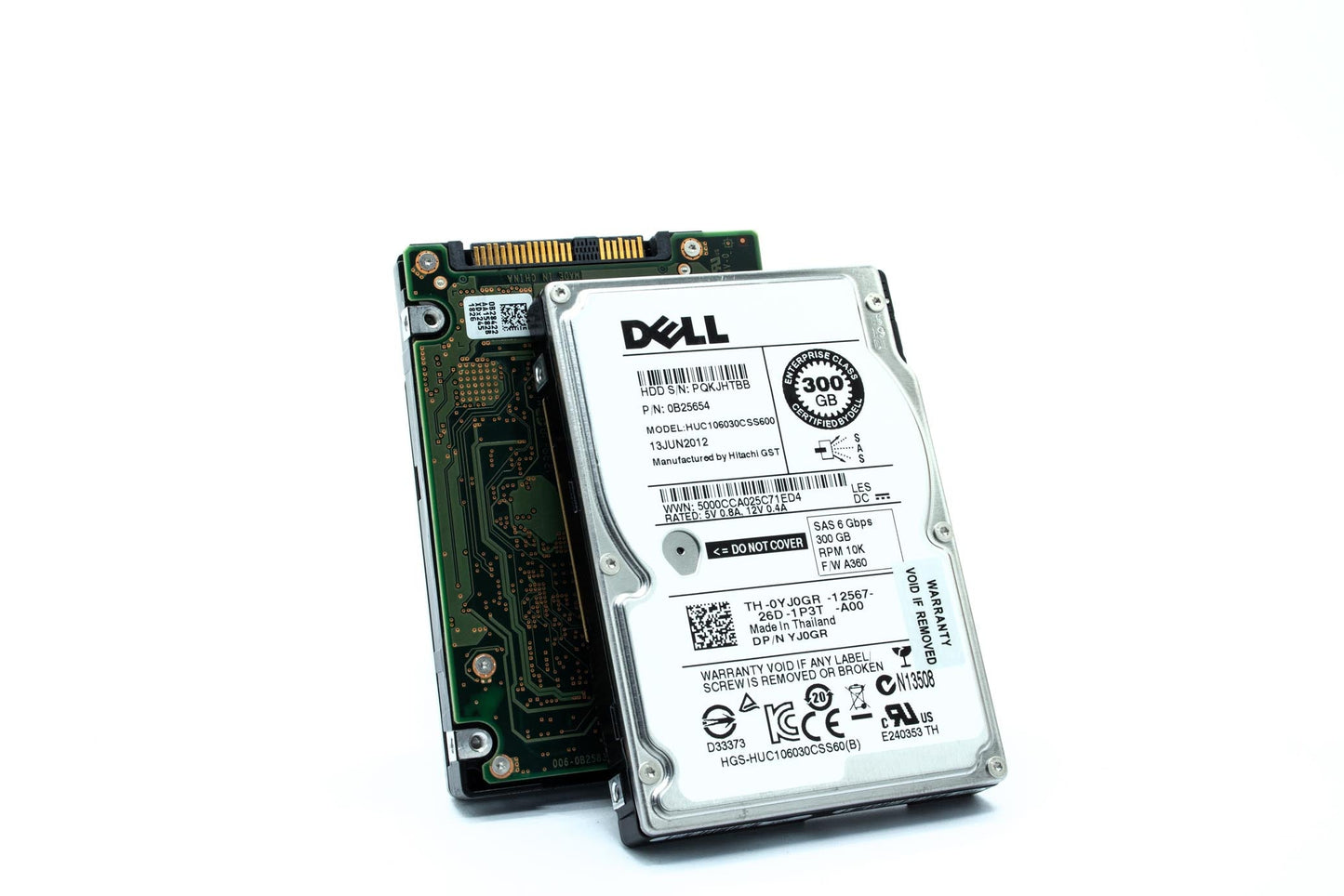 Dell HDD, 300GB, 512b, SAS6, 10K RPM, 2.5 inch, 64MB, Hitachi, Cobra D