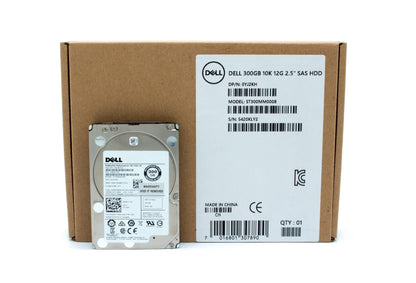 Dell HDD, 300 GB, 512b, SAS12, 10K RPM, 2.5 inch, 64MB, Seagate, Thunderbolt