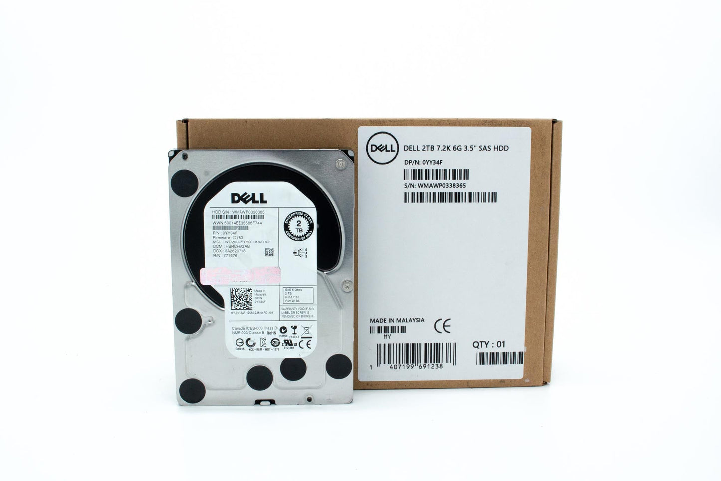 Dell 2TB SAS 7200rpm
