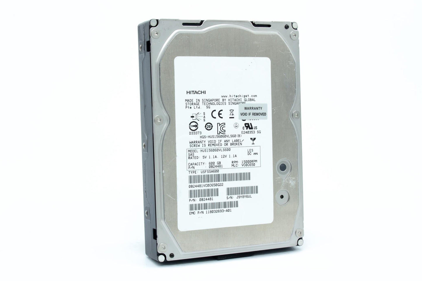 EMC 600GB 3.5TH SAS 15K RPM HDD