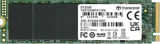 Transcend 512GB PCIe NVMe M.2 110S SSD in Qatar 