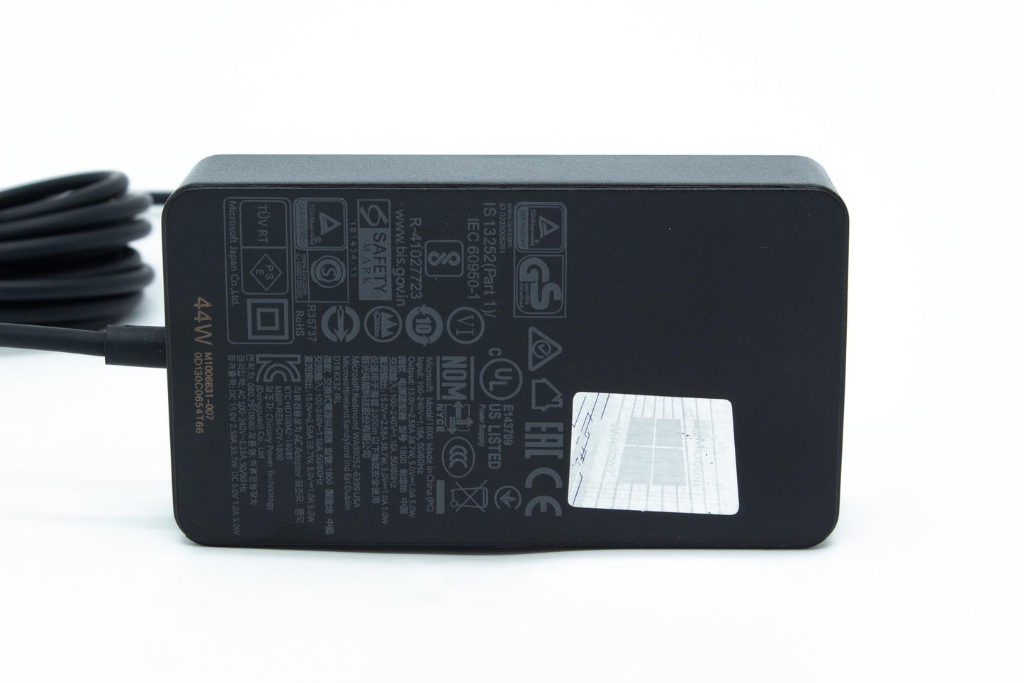 Surface Pro 3 4 5 6 Charger 44W 15V 2.58A Power Adapter Model 1800 SU10528-16007