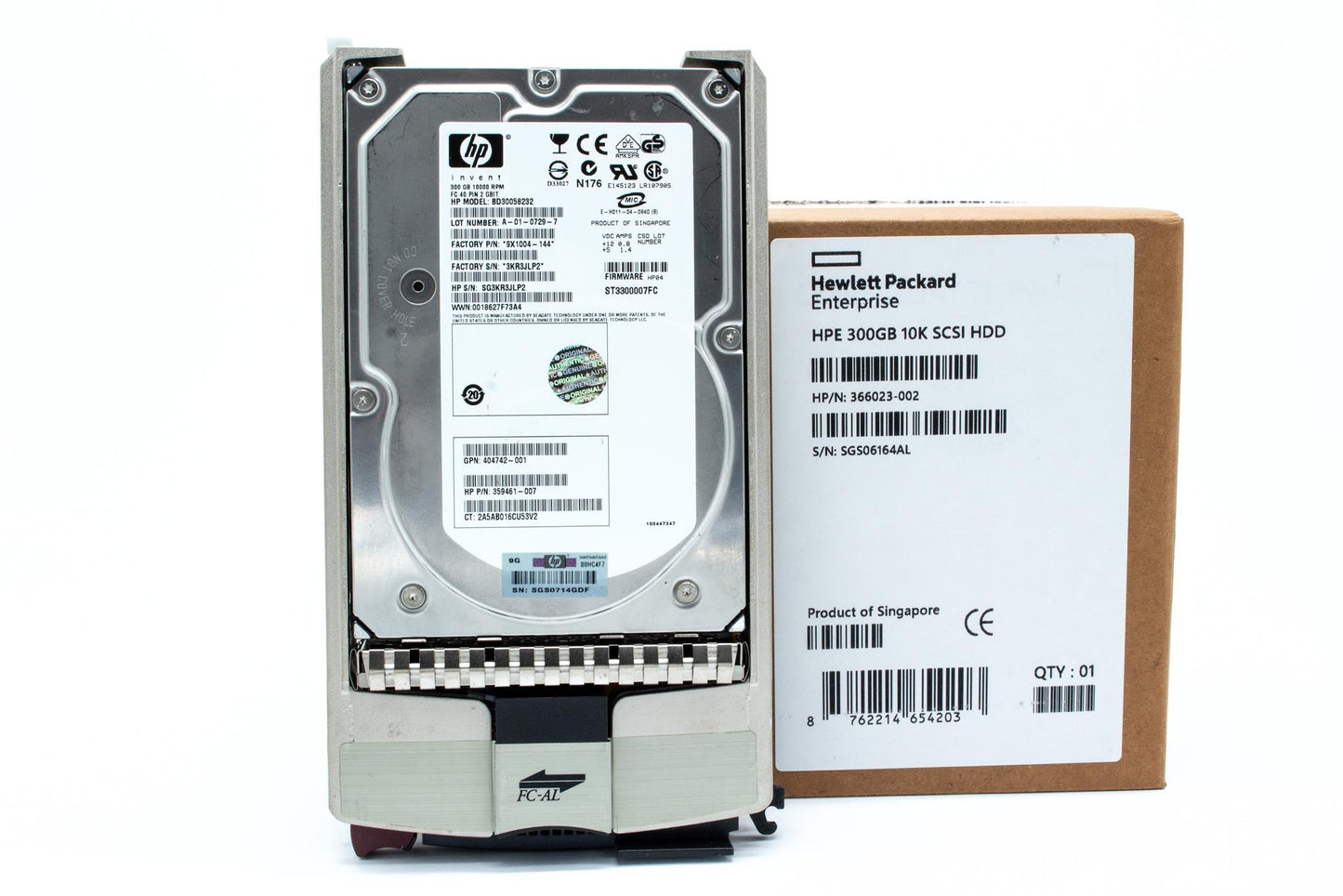 300GB hot-swap dual-port Fiber Channel (FC) hard drive - 10,000 RPM, 1.0-inch high