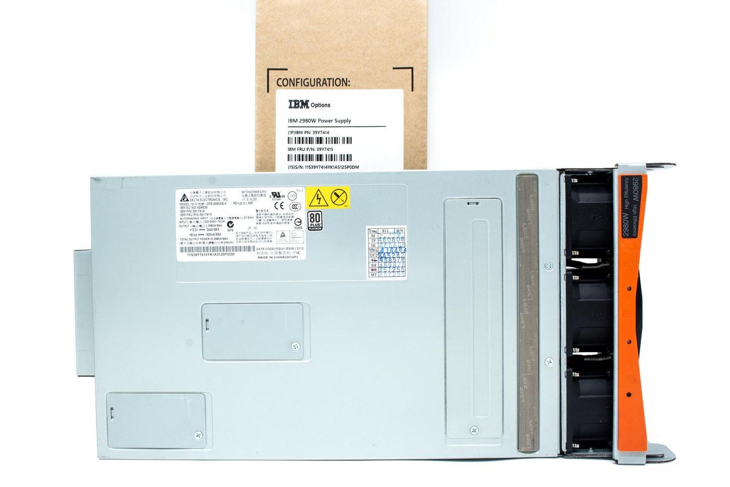 DELTA DPS-2980AB A 39Y7415 39Y7414 8852 BCH Blade Power Supply 29