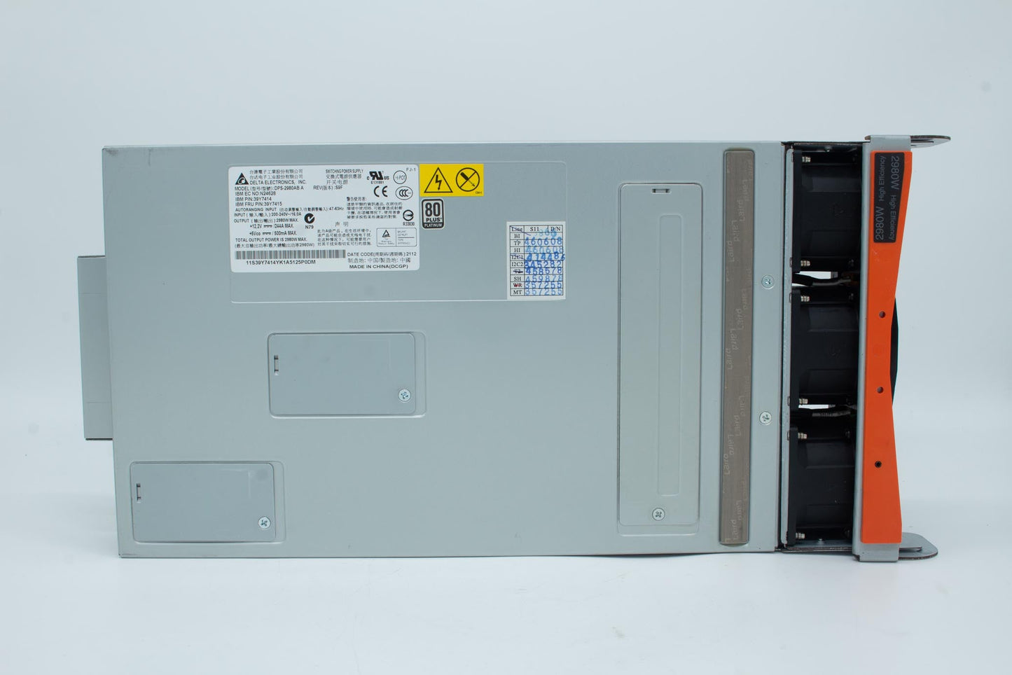 DELTA DPS-2980AB A 39Y7415 39Y7414 8852 BCH Blade Power Supply 29