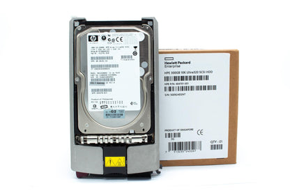 300GB universal hot-plug Ultra320 SCSI hard drive - 10,000 RPM, 3.5-inch large form factor (LFF) - Includes 1-inch high drive tray with 80-pin connector