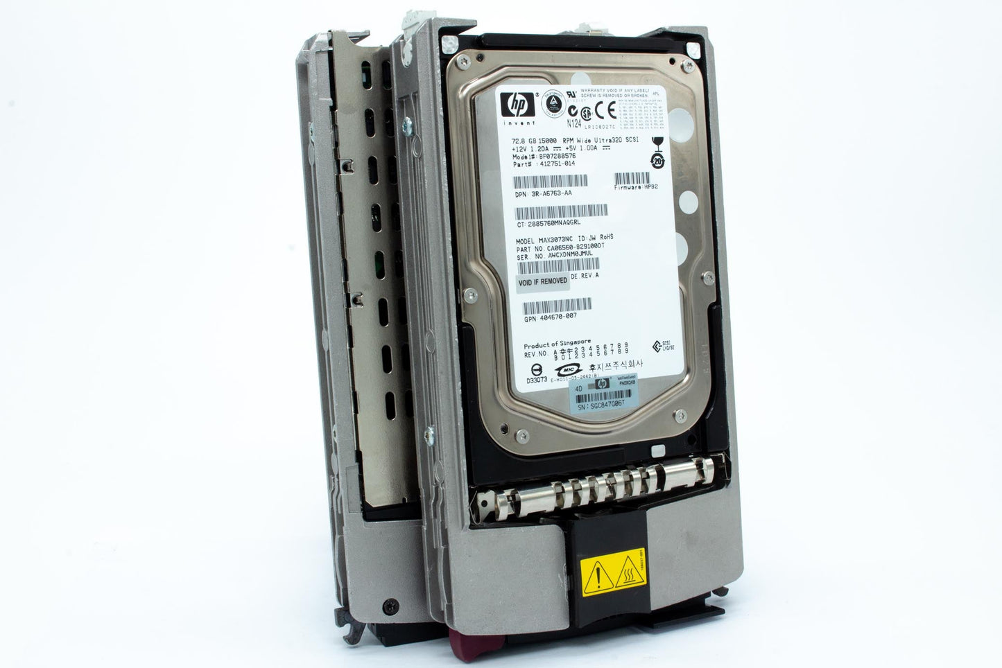 HP 72.8GB 15K SCSI U320 Hard Drive