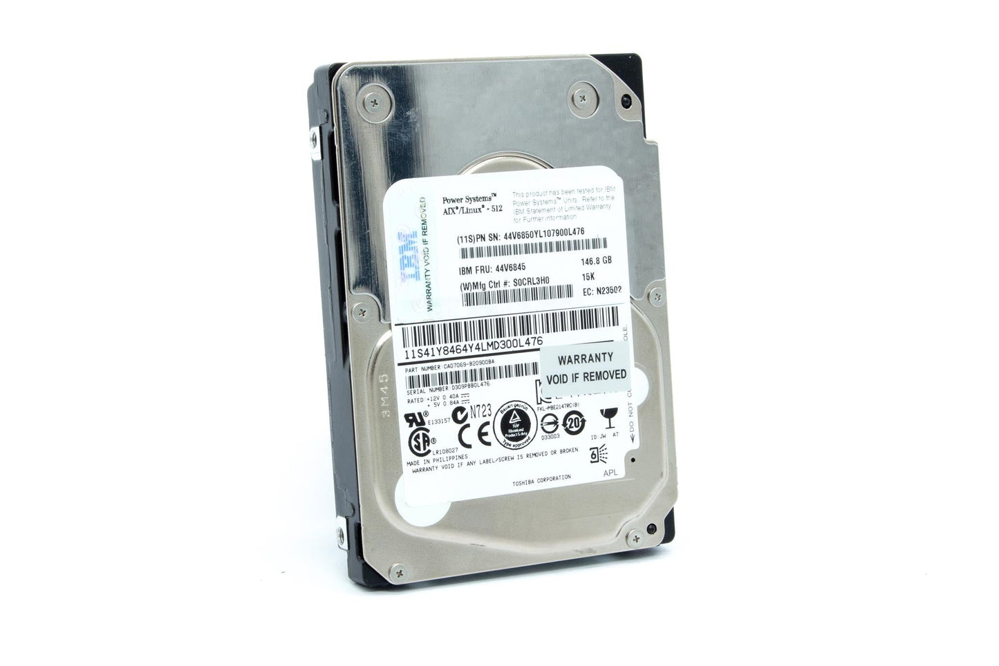 IBM 44V6845 146GB 15K SFF SAS Hard Drive