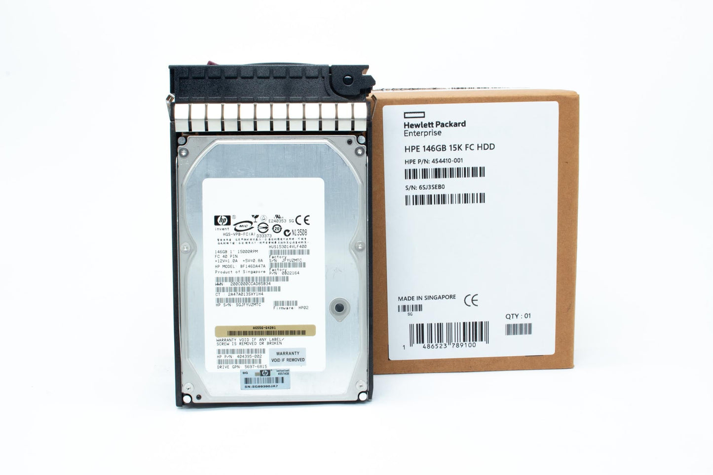 146GB hard disk drive - 15,000 RPM, Fibre Channel (FC) connector - For use with EVA products