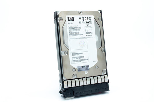 450GB dual-port hard disk drive - 15,000 RPM, 2/4 Gb/s transfer rate, Fibre Channel (FC) connector, 1.0-inch (2.54cm) form factor - For use with EVA 4400/6400/8400 and M6412 shelves