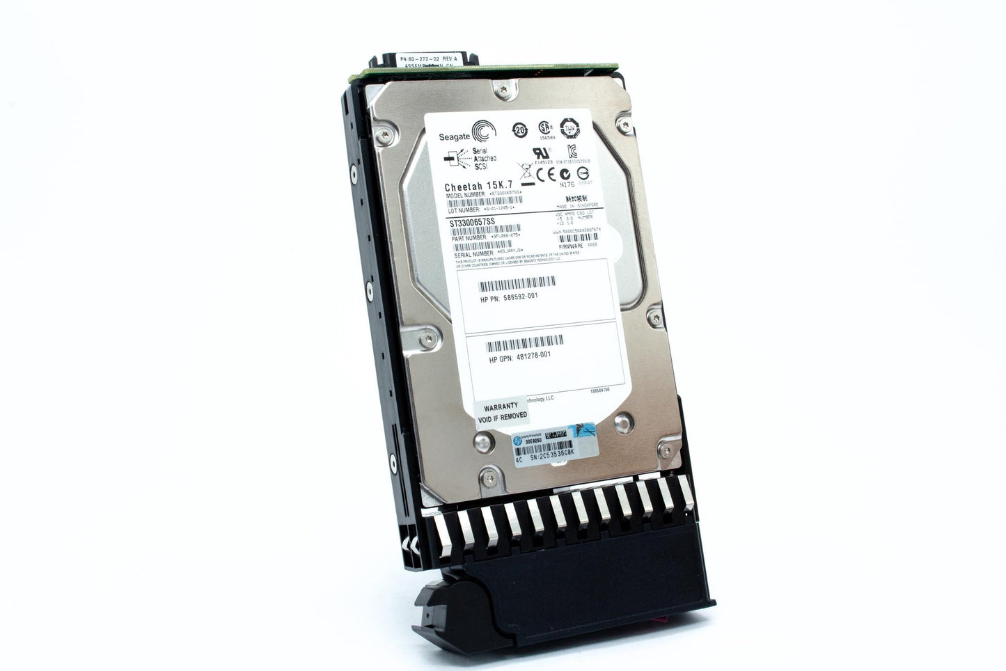 300.0GB MSA2 hard drive - 15,000 RPM, 3.5-inch form factor, Serial Attached SCSI (SAS), dual-port