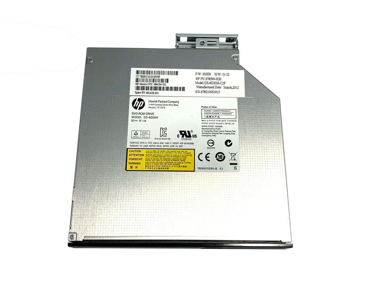 HP 457459-T30 12.7mm 8X Slim SATA DVD-RW Drive
