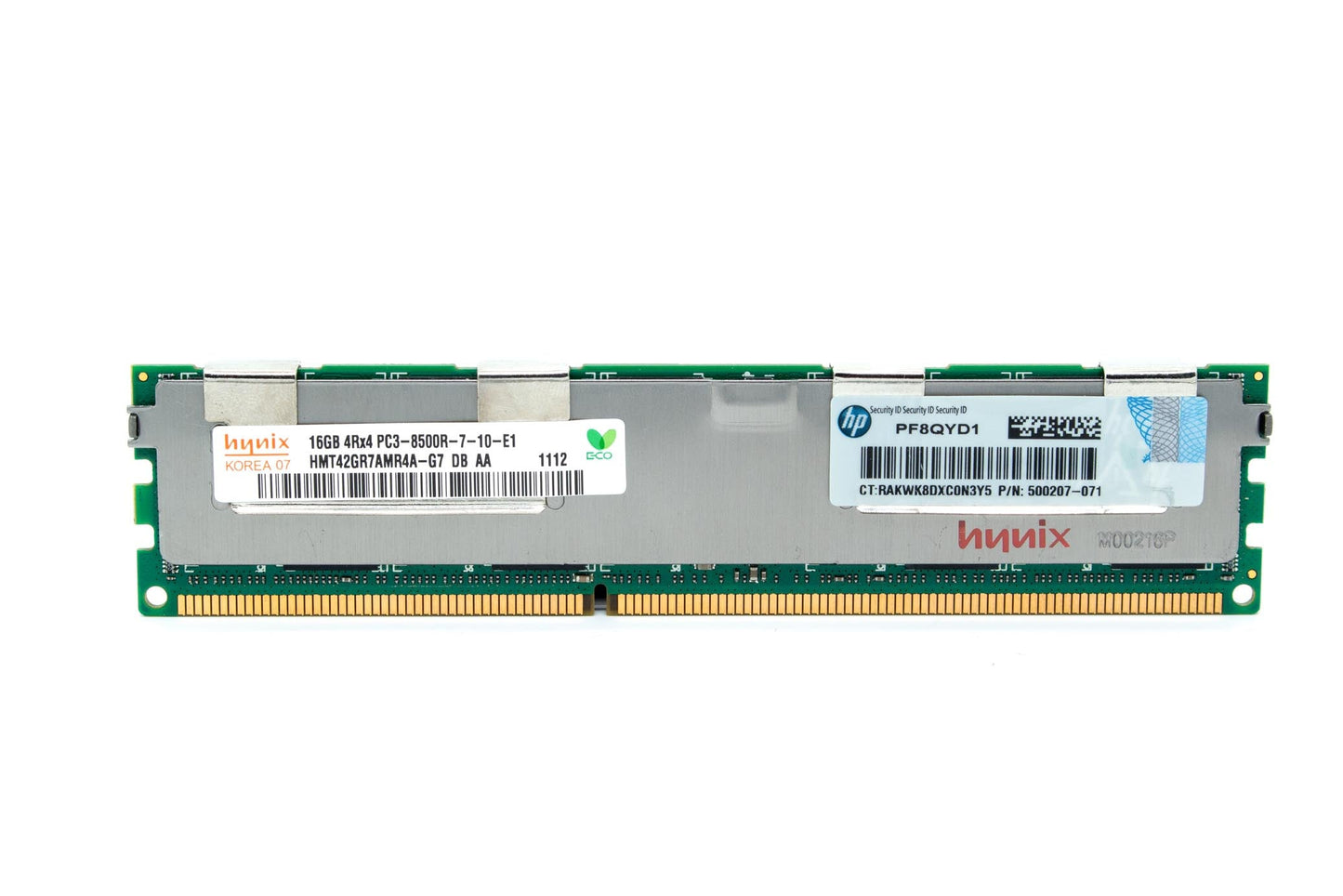 DIMM,16GB PC3-8500R,512Mx4,RoHS