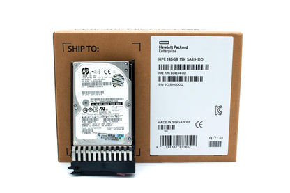 146GB hot-plug dual-port SAS hard disk drive - 15,000 RPM, 3Gb/sec transfer rate, 2.5-inch small form factor (SFF), Enterprise