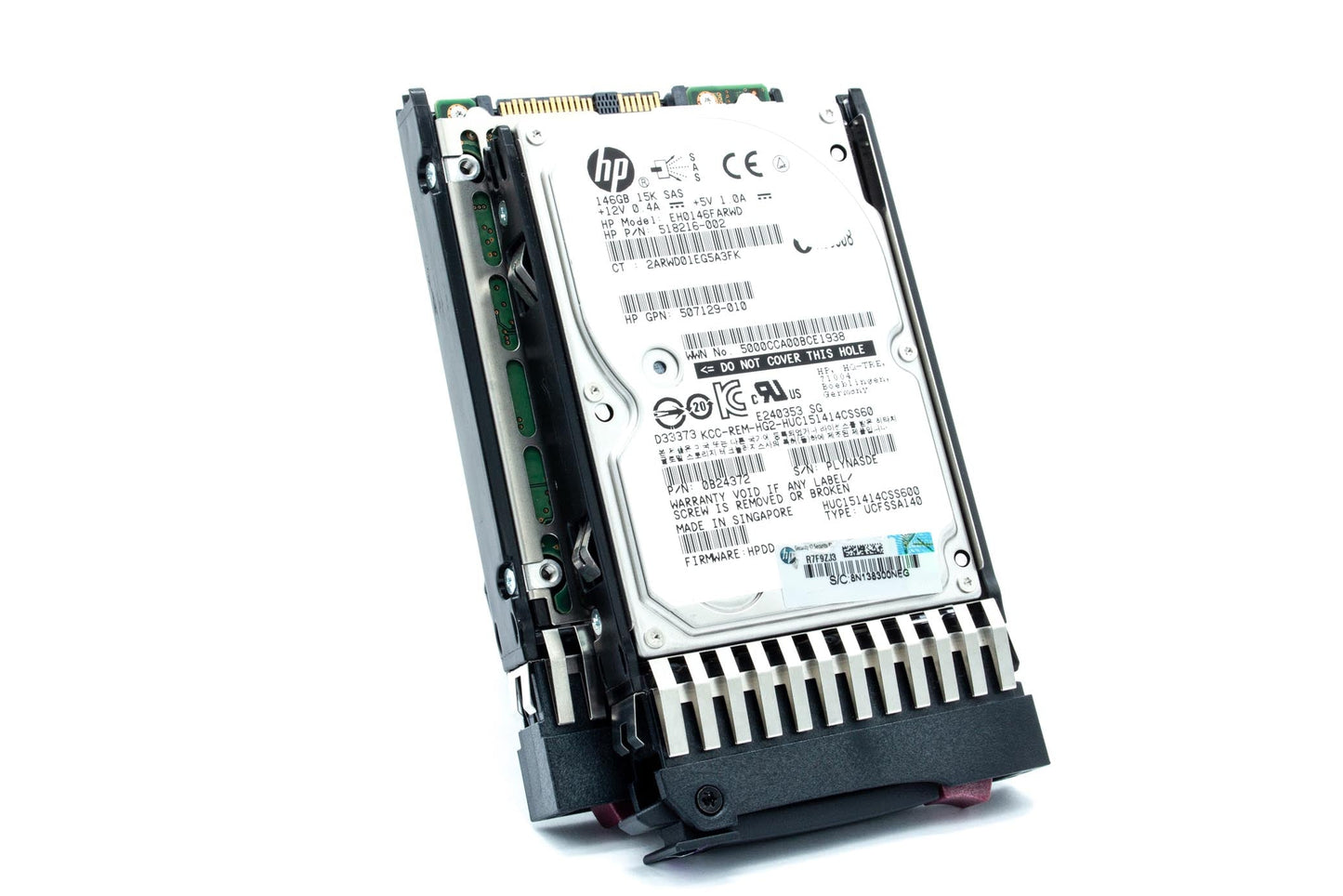 146GB hot-plug dual-port SAS hard disk drive - 15,000 RPM, 3Gb/sec transfer rate, 2.5-inch small form factor (SFF), Enterprise