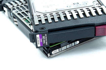 146GB hot-plug dual-port SAS hard disk drive - 10,000 RPM, 6Gb/sec transfer rate, 2.5-inch small form factor (SFF), Enterprise