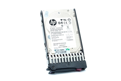 300GB SAS hard disk drive - 6Gb/sec transfer rate, 10,000 RPM, 2.5-inch small form factor (SFF), hot plug (HP), dual-port (DP) - For use with Gen7 or earlier models
