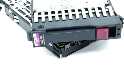 300GB SAS hard disk drive - 6Gb/sec transfer rate, 10,000 RPM, 2.5-inch small form factor (SFF), hot plug (HP), dual-port (DP) - For use with Gen7 or earlier models