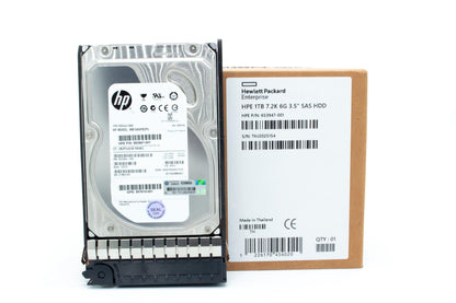 1TB hot-plug dual-port SAS hard disk drive - 6Gb/sec transfer rate, 7,200 RPM, 3.5-inch large form factor (LFF), Midline - For use with Gen7 or earlier models