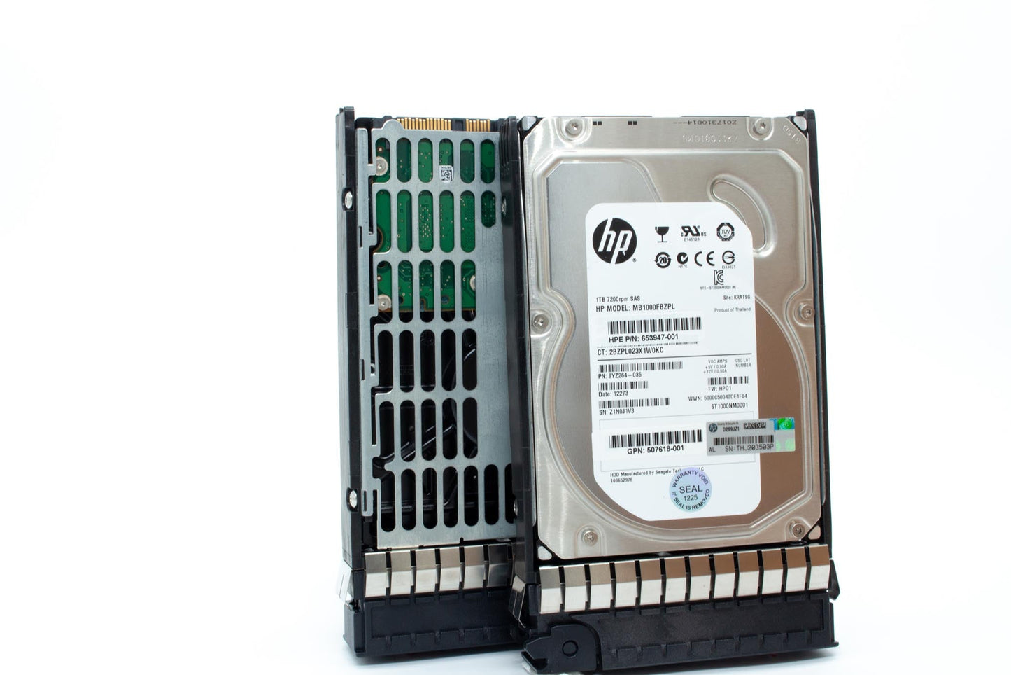 1TB hot-plug dual-port SAS hard disk drive - 6Gb/sec transfer rate, 7,200 RPM, 3.5-inch large form factor (LFF), Midline - For use with Gen7 or earlier models