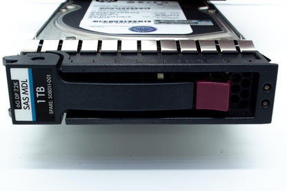 1TB hot-plug dual-port SAS hard disk drive - 6Gb/sec transfer rate, 7,200 RPM, 3.5-inch large form factor (LFF), Midline - For use with Gen7 or earlier models