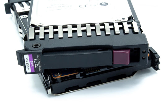 72GB hot-plug dual-port SAS hard disk drive - 15,000 RPM, 6Gb/sec transfer rate, 2.5-inch small form factor (SFF), Enterprise