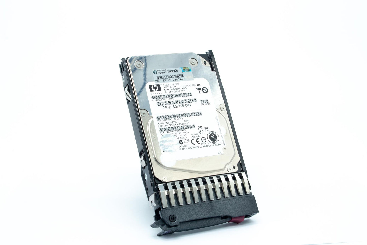 146GB hot-plug dual-port SAS hard disk drive - 6Gb/sec transfer rate, 15,000 RPM, 2.5-inch small form factor (SFF), Enterprise