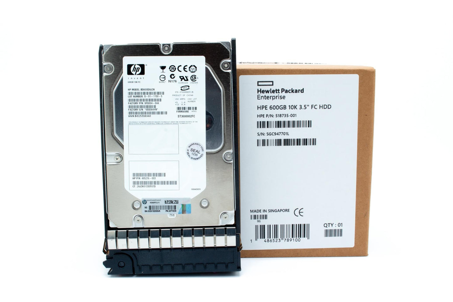 600GB hard disk drive - 10,000 RPM, Fibre Channel (FC) connector (part of AP732A and AP732B)