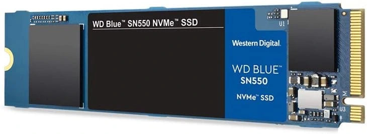 Western Digital Blue SN550 NVMe 500GB Internal M.2 2280 SSD (WDS500G2B0C)