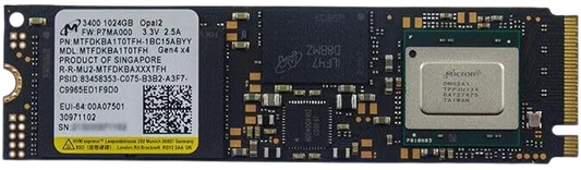Micron 3400 1TB M.2 PCIe Gen4 NVMe SSD in Qatar