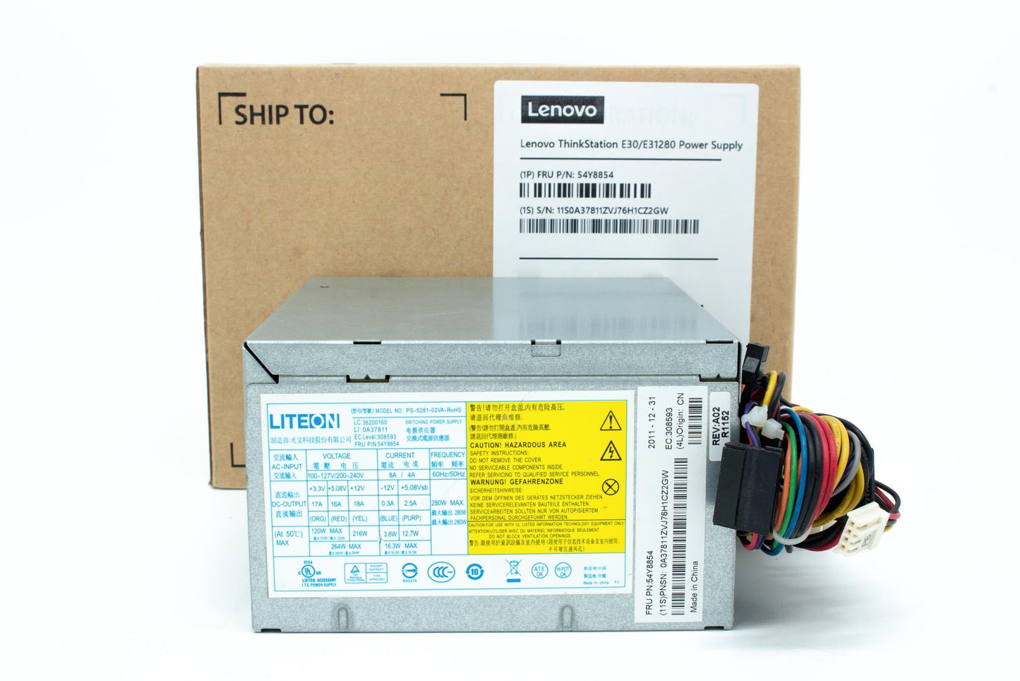 CRU, ATX 280W 85% PSU