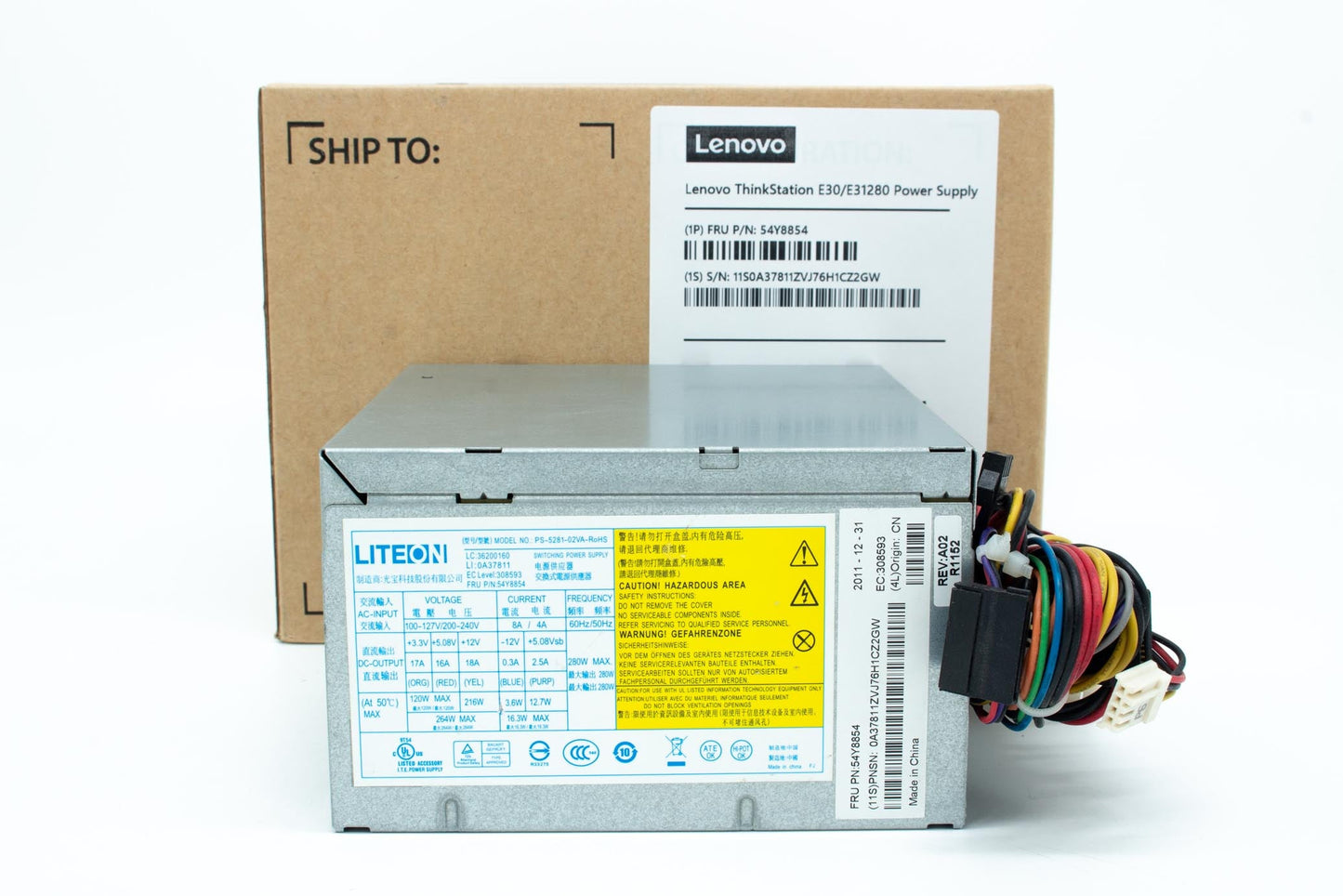 CRU, ATX 280W 85% PSU
