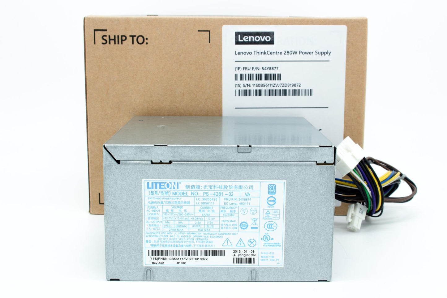CRU,ATX280W 85% Single PSU for 5000m CCC