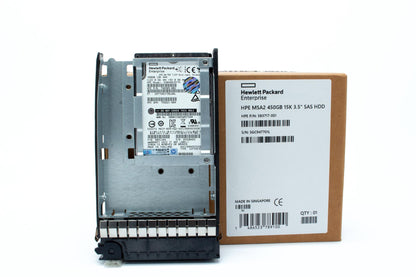 450GB hot-plug dual-port SAS hard disk drive - 15,000 RPM, 6Gb/sec transfer rate, 3.5-inch large form factor (LFF) - For use with EVA M6612