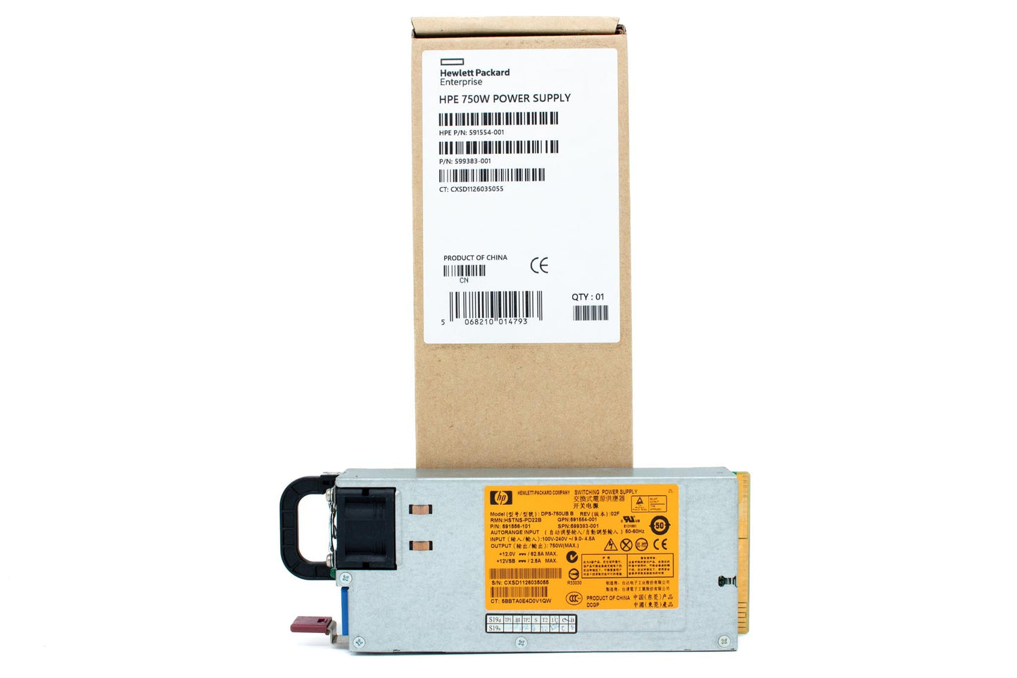 PS,1U,750W,12,HTPLG,RED,HE-P,PLC,DEL