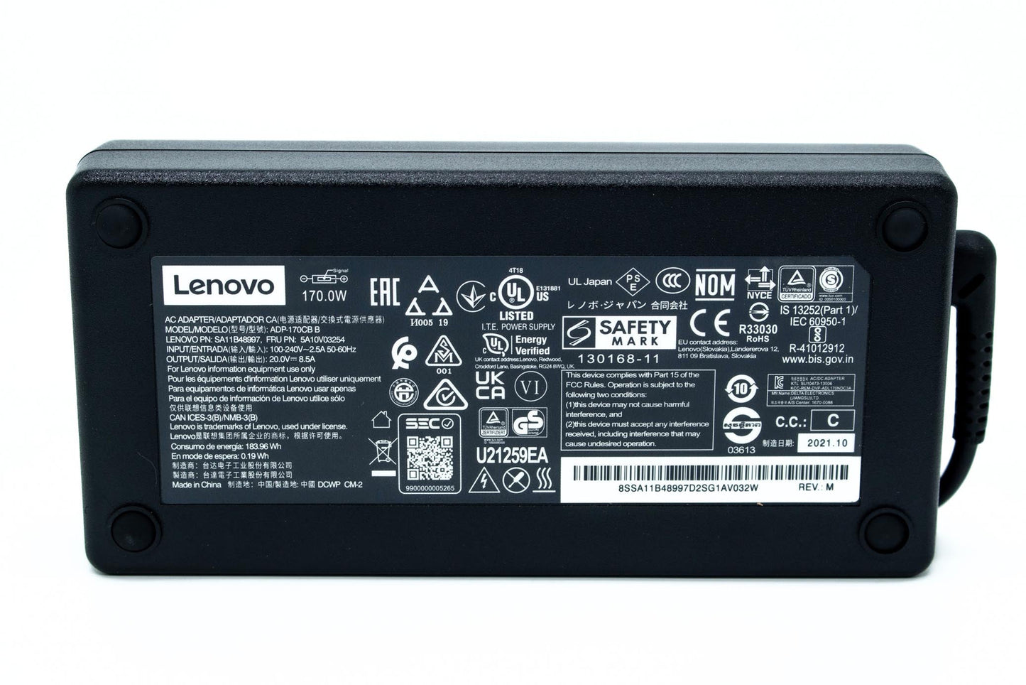 Lenovo AC_ADAPTER Rectangle 170W 3P BLACK