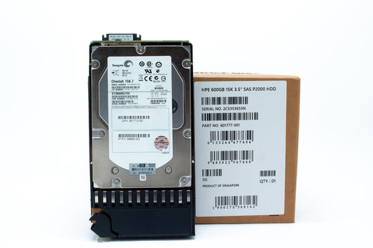 600GB SAS hard drive hot-plug - 6Gb/sec transfer rate, 15,000 RPM, 3.5-inch Large Form Factor (LFF) For use in P2000 SAS Disk Arrays