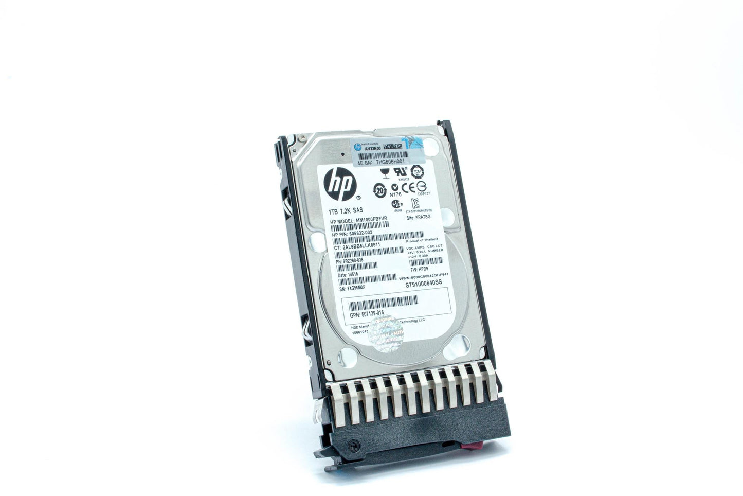 1TB hot-plug dual-port SAS hard disk drive - 6Gb/sec transfer rate, 7,200 RPM, 2.5-inch small form factor (SFF), Midline - For use with Gen7 or earlier models