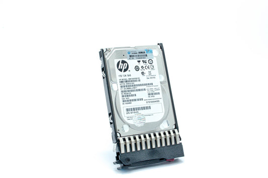 1TB hot-plug dual-port SAS hard disk drive - 6Gb/sec transfer rate, 7,200 RPM, 2.5-inch small form factor (SFF), Midline - For use with Gen7 or earlier models