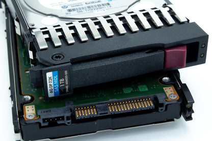 1TB hot-plug dual-port SAS hard disk drive - 6Gb/sec transfer rate, 7,200 RPM, 2.5-inch small form factor (SFF), Midline - For use with Gen7 or earlier models