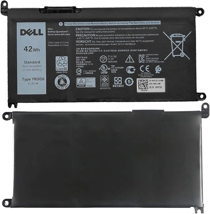 Dell 42Wh 3-Cell Lithium-Ion Replacement Battery (1VX1H / YRDD6)