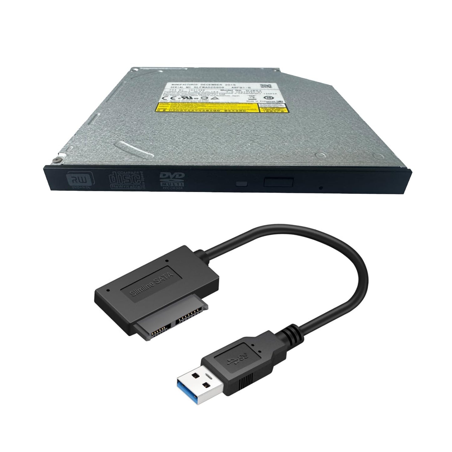 Ultra Slim 9.5mm DVD CD Burner UJ8C2 for DELL HP ACER ASUS