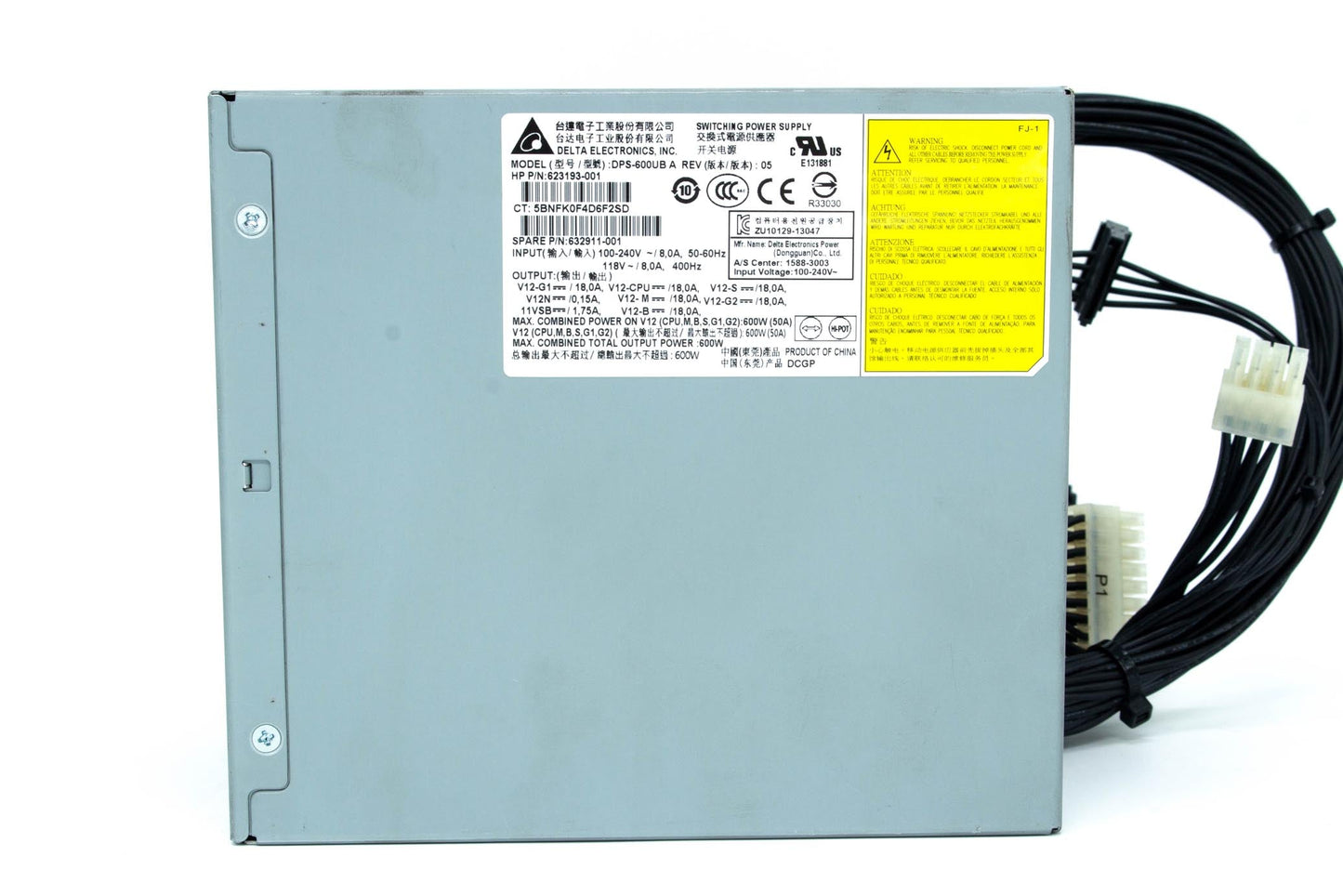 SMPS HP Z420 632911-001 623193-001 Workstation 600W Power Supply