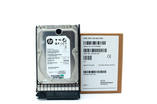 3TB hot-plug dual-port SAS hard disk drive - 7,200 RPM, 6Gb/s transfer rate, 3.5-inch large form factor (LFF), midline - For use with Gen7 or earlier models