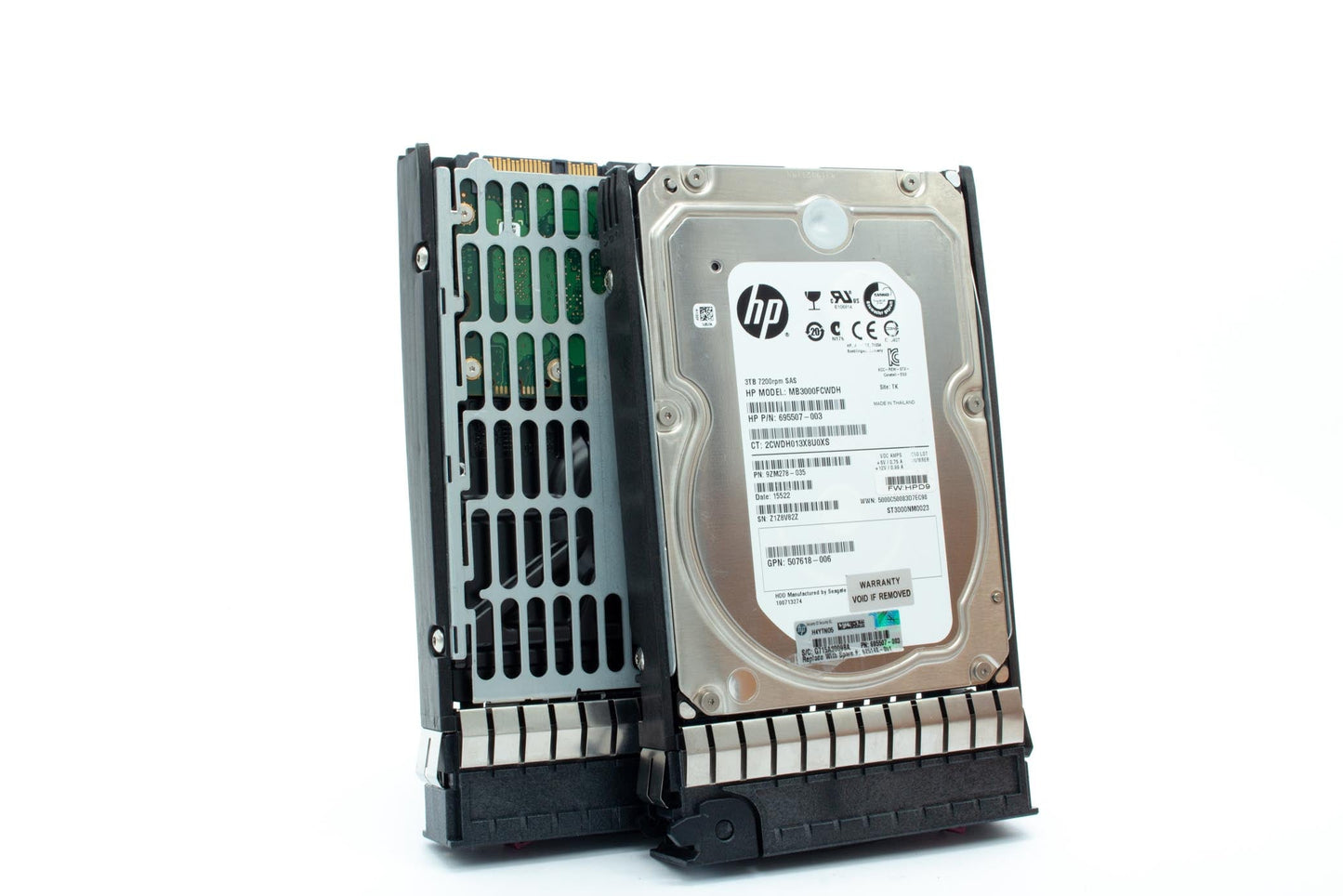 3TB hot-plug dual-port SAS hard disk drive - 7,200 RPM, 6Gb/s transfer rate, 3.5-inch large form factor (LFF), midline - For use with Gen7 or earlier models